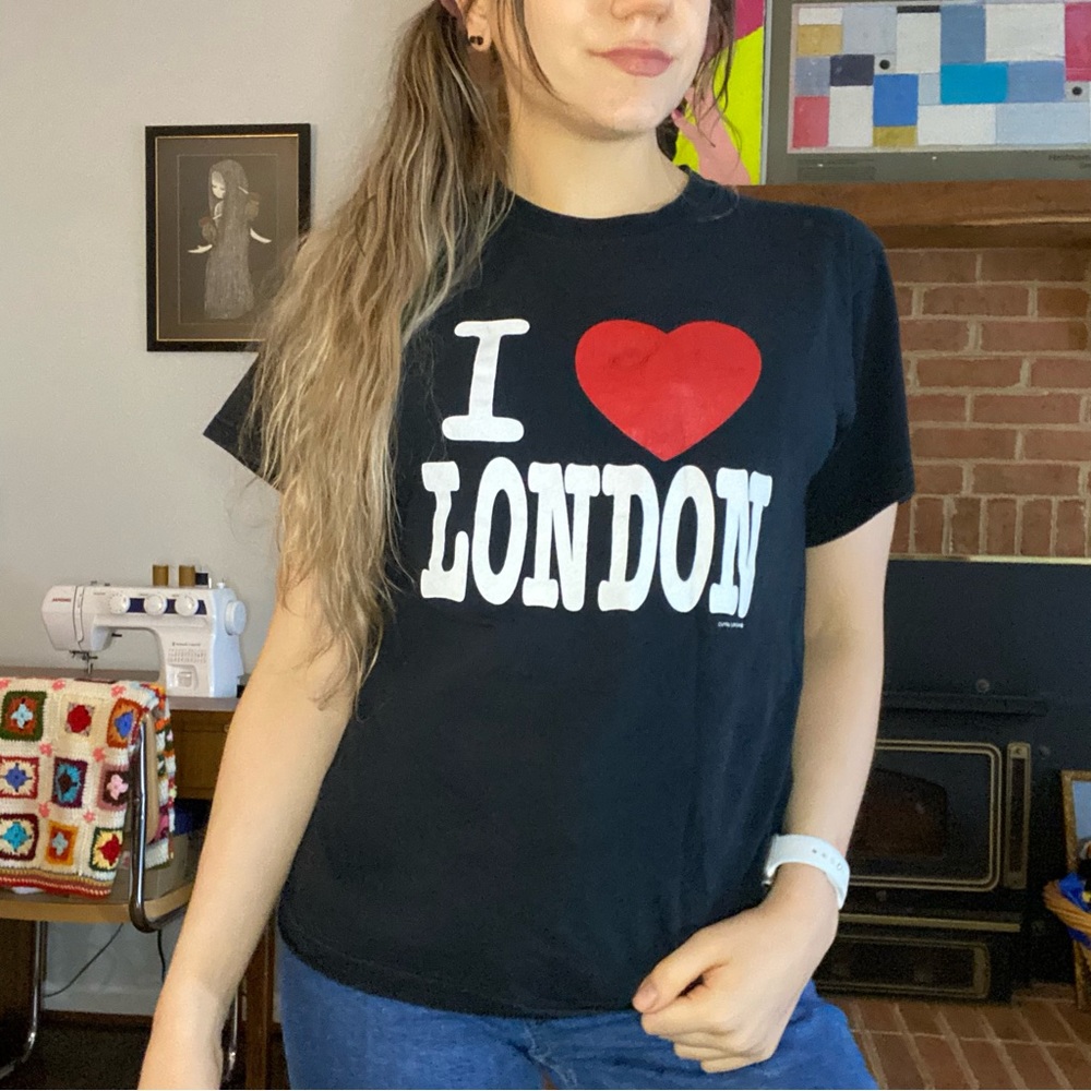 Vintage 90s I Heart London T-Shirt Love City England Tourist Travel New …